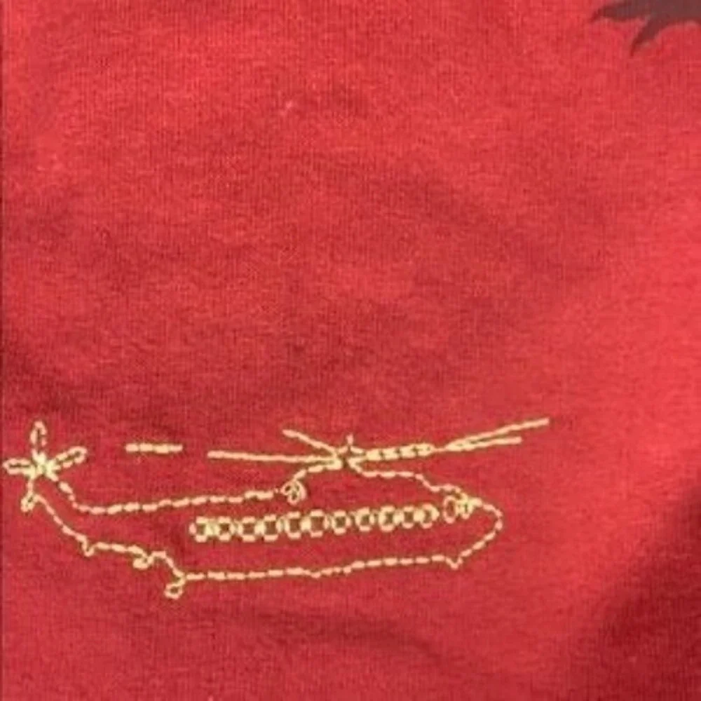Wes & Willy‎ Baby Long Sleeve T-Shirt Search and Rescue Helicopter Red 6M New